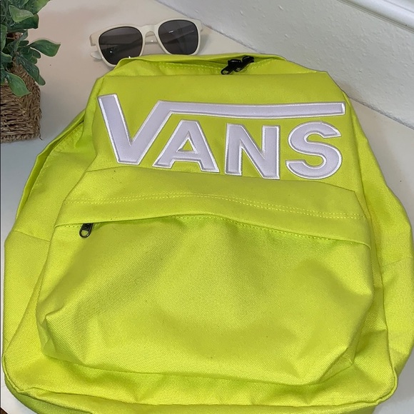 NWT. Vans old Skool neon backpack - Picture 2 of 4